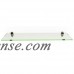Rectangle Floating Glass Shelf Kit, 6" x 24", Clear   556750038